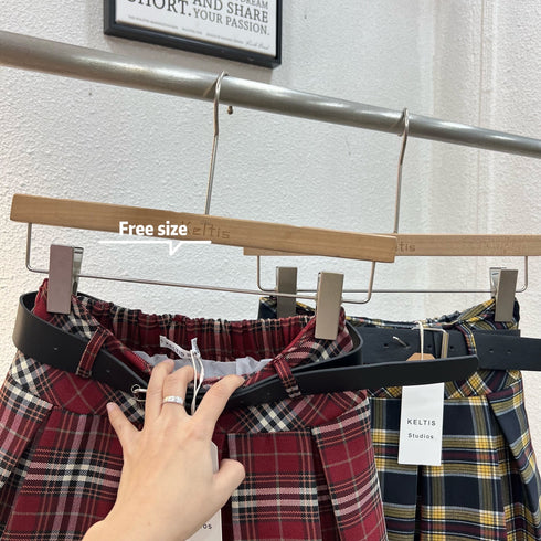 Plaid Mini Skirt